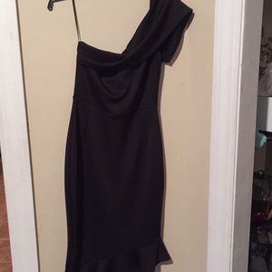 A black dress